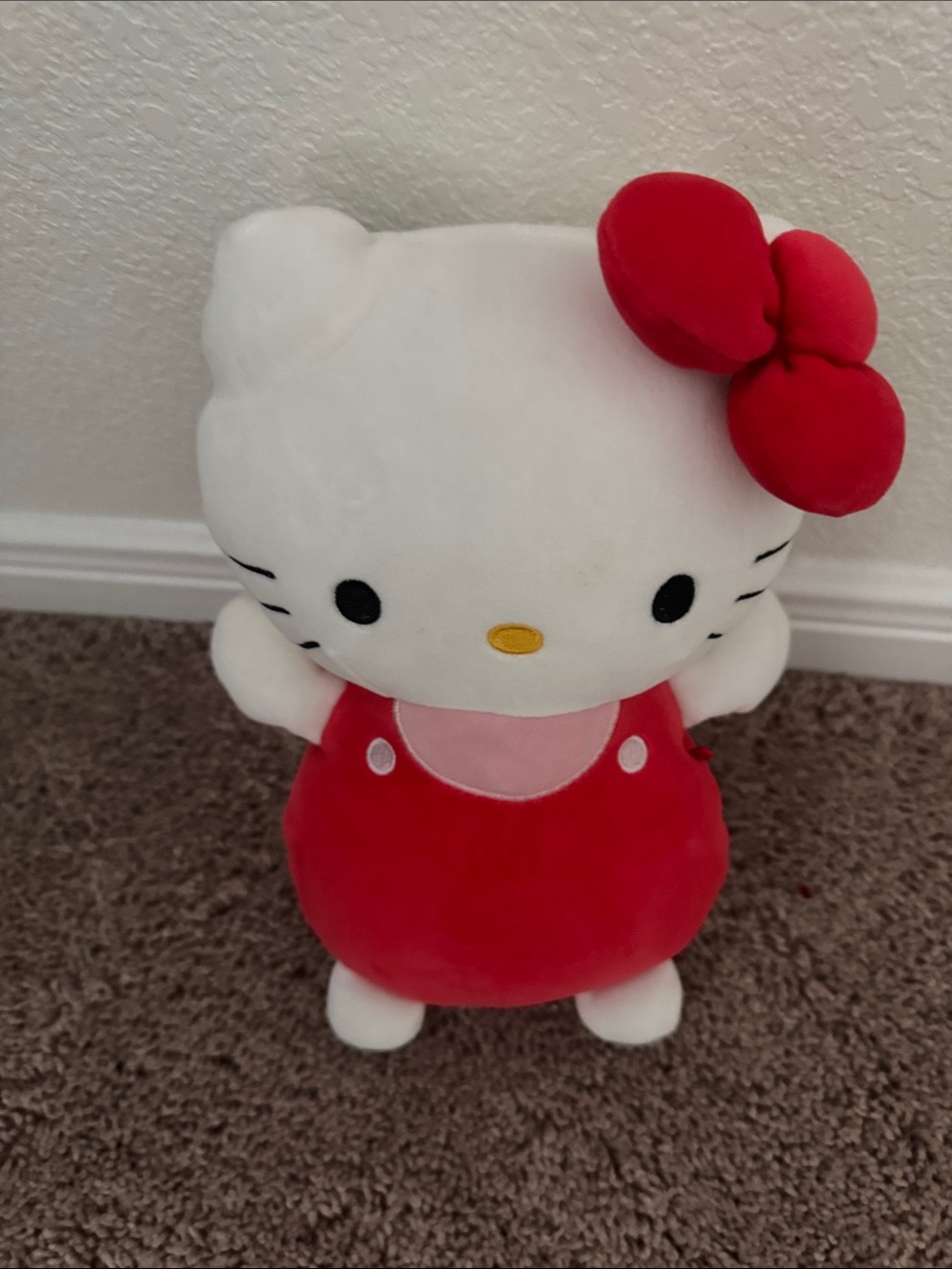 Hello Kitty Red Bow and Dress Plush